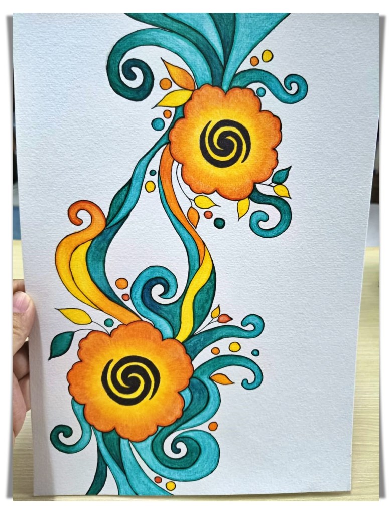 Bungai terung art 4